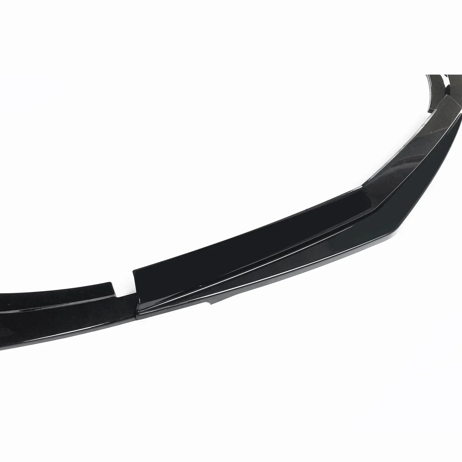 New！Front Bumper Spoiler Lip Only Gloss Black Car Splitter Blade For Mercedes Benz C Class W204 C63 AMG Base Sedan 4-Door 2012-2