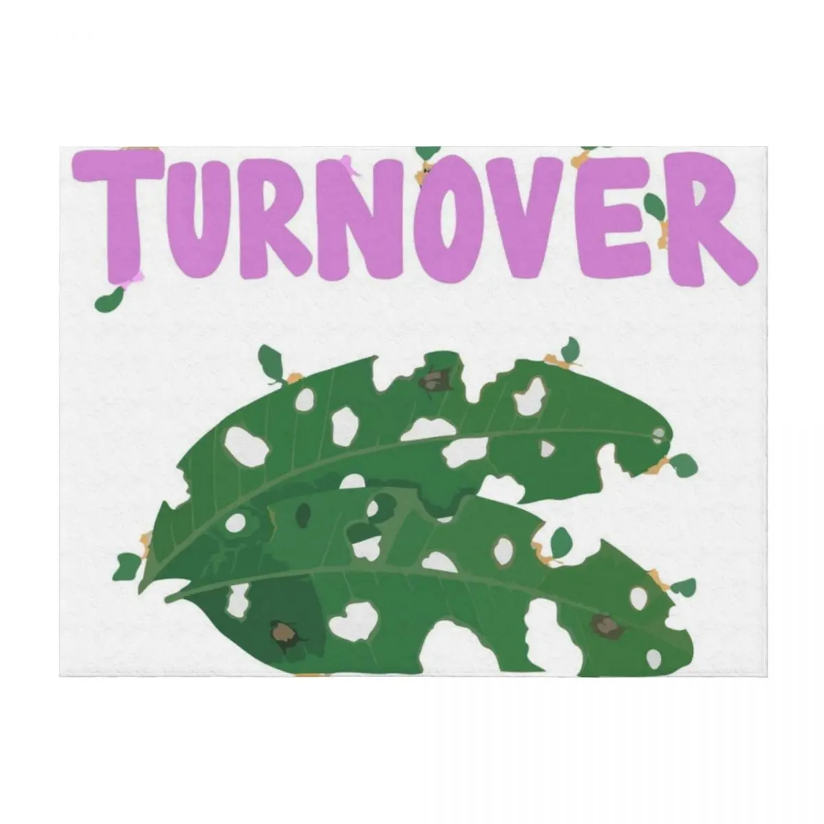 

Turnover - Leaf logo Throw Blanket manga Soft Plush Plaid Stuffeds Sofa Quilt Blankets