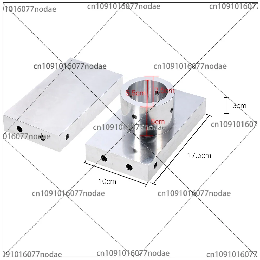 4x7 Inch Rosin Press Plate Kit, 4pcs Heating Rods & Dual PID Controller, DIY Build for 10-20 Ton Rosin Press Machine