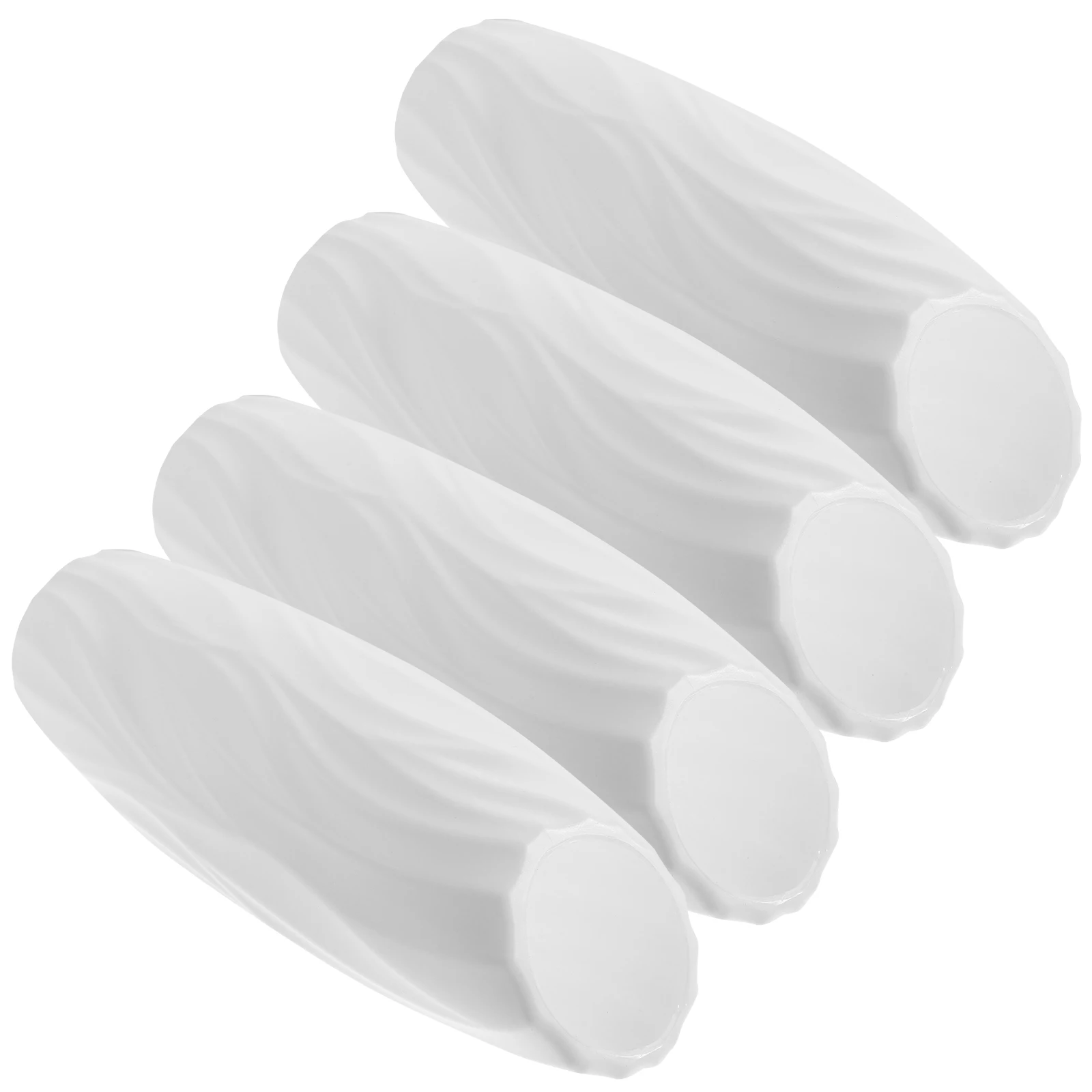 

4pcs Geometric Flower Vases Unbreakable Plastic Desktop Vase For Home Office Decor Table Dried Flower Arrangement