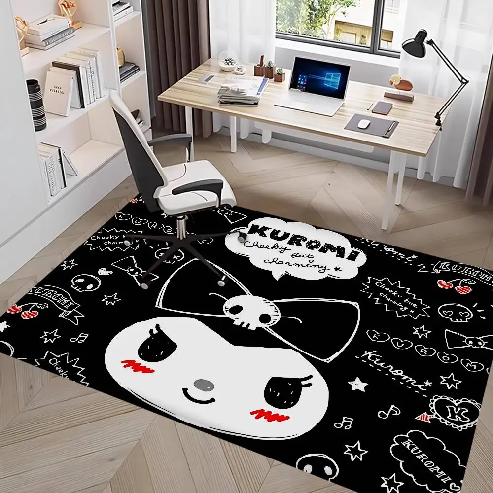 Cartoon K-Kuromis Hallway Carpet Non-Slip Laundry Room Mat Laundry Decor Balcony Child Living Room Bedside Area Rugs
