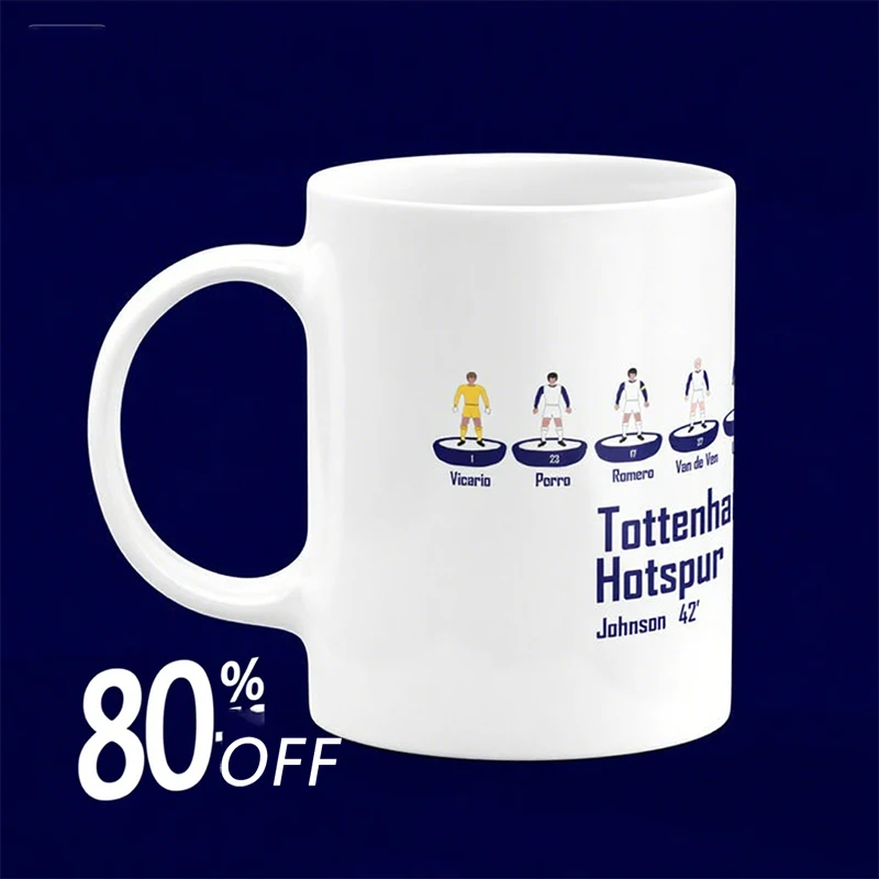 

Tottenham Subbuteo Mug 2025 Europa League Champions Ultimate XI Lineup Design Limited Edition Father's Day Gift