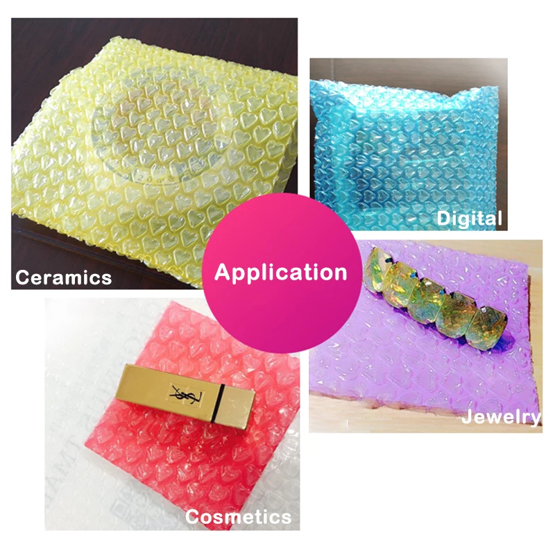 50Pcs Plastic Protective Wrap Envelope White Bubble Foam Packing Bags PE Clear Bubble Bag Shockproof Bag Double Film Cushioning