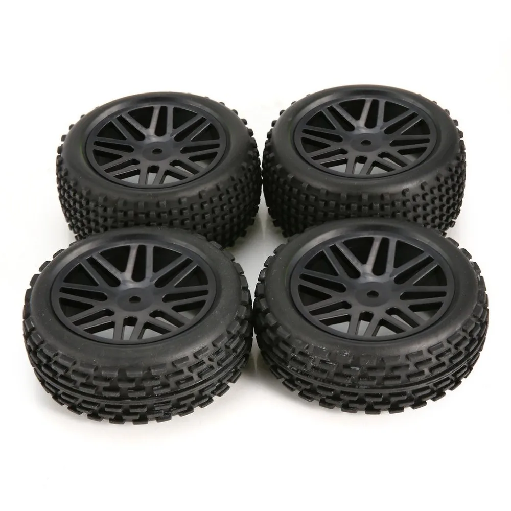 Pneus de voiture RC pour Wltoys, roues de 86mm, pièces de mise à niveau, échelle 144001, 124019, 104001, 1/10, Bumosquito tout-terrain, 1/12, 1/14, 4 pièces