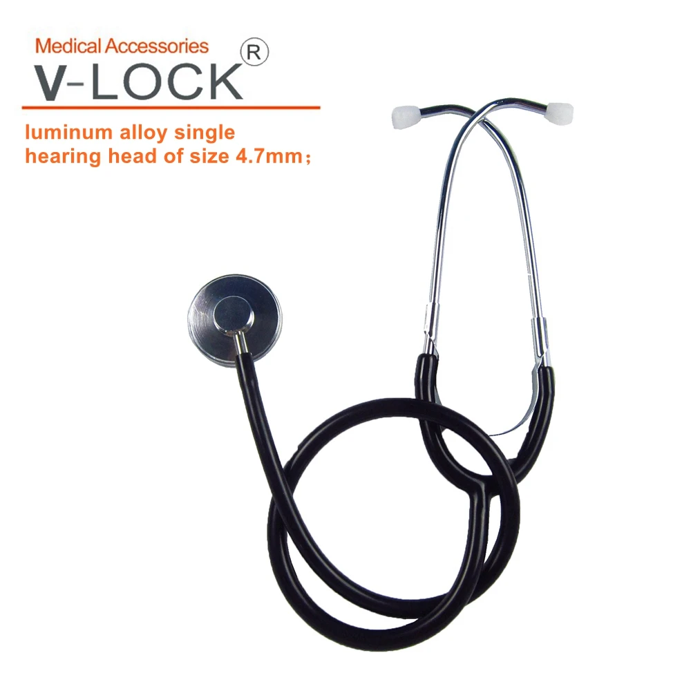 adult Single-head stethoscope，4.7mm hearing head for BP monitor Aneroid Sphygmomanometer BP Cuff Kit