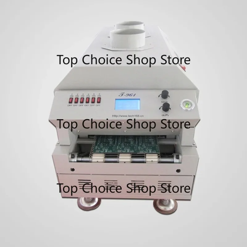 T-961 T961 LED Reflow Oven Infrar-ed Heating 230*730mm Soldering Oven,110V, 220V, 6 Temperature Zone