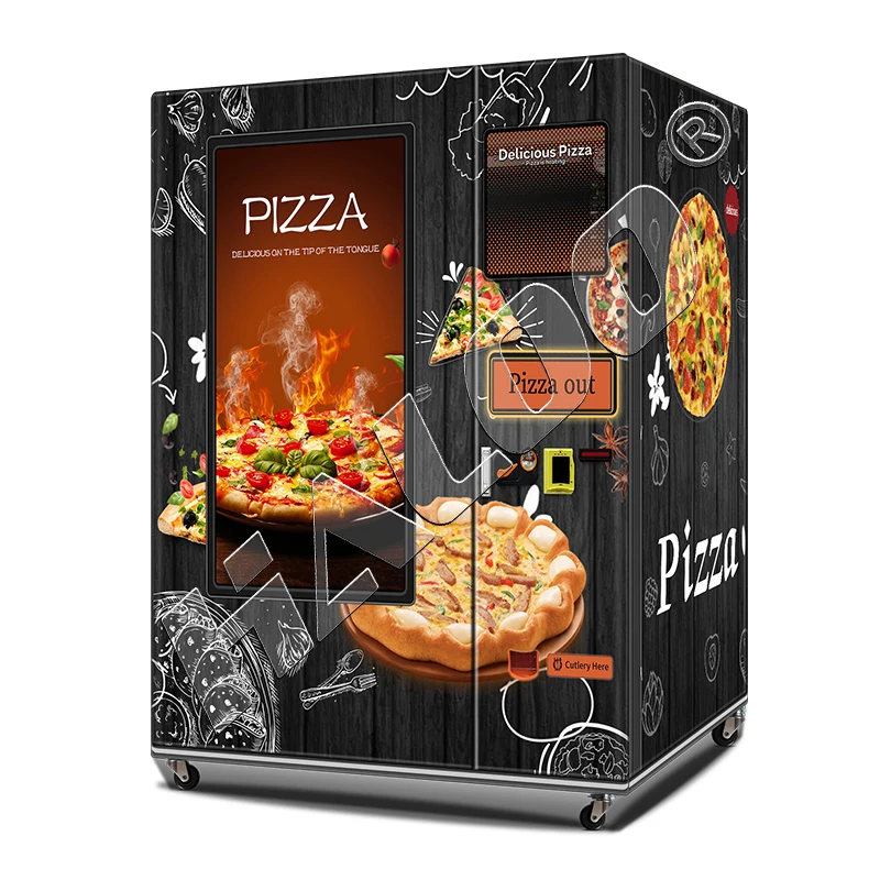 Haloo Vending Machine Supplier 24 Hours Pizza Making Vending Machine Pizza Factory Directly Hot Pizza Vending Machine