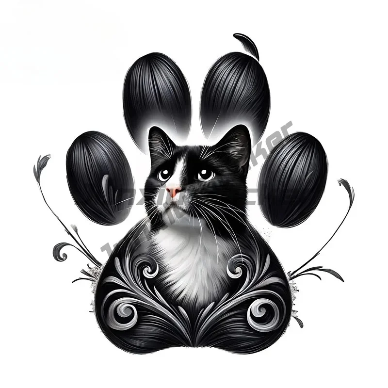 

Cat Paw Graffiti Cooler Car Stickers Skateboard Windshield Bumper Vinyl Decal Occlusion Scratch Car Door Protector