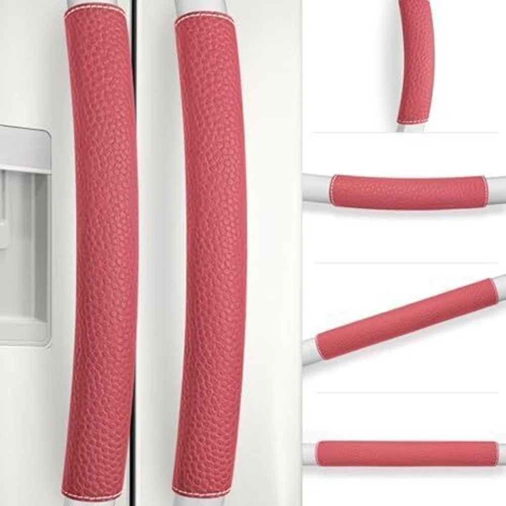Sliding door handle protector for refrigerators and ovens providing anticollision protection to keep handles in good condition