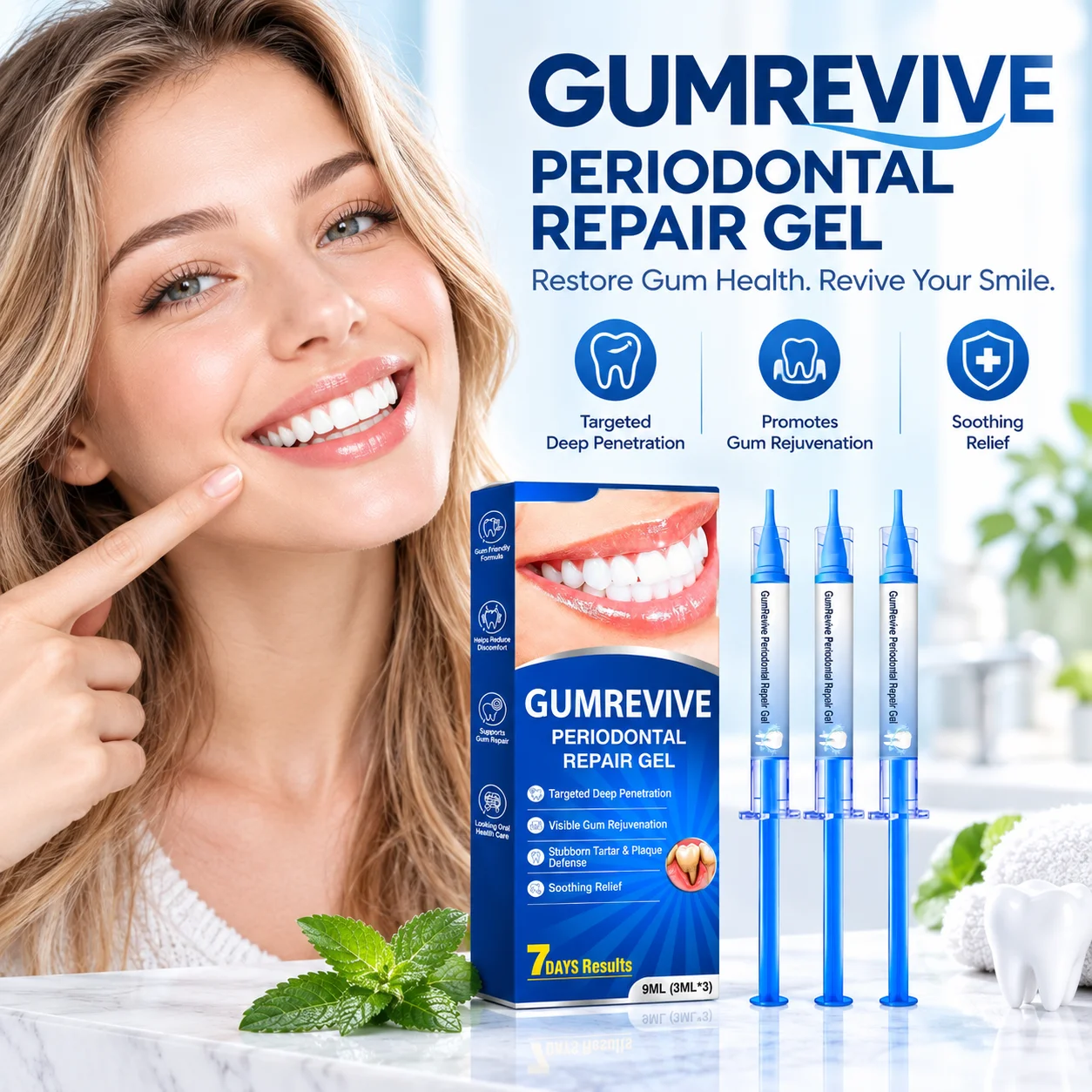 Gum Care Gel Periodontal Repair Gel For Gum Health Support Strengthening Repairing Soft Tissue Portable Daily Oral Hygiene Care