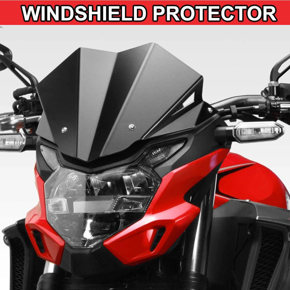 

For HONDA CB500F Windscreen Windshield Aluminum Screen Wind Deflector Motorcycle Accessories CB 500 500F CB500 F 2021 2020 2019