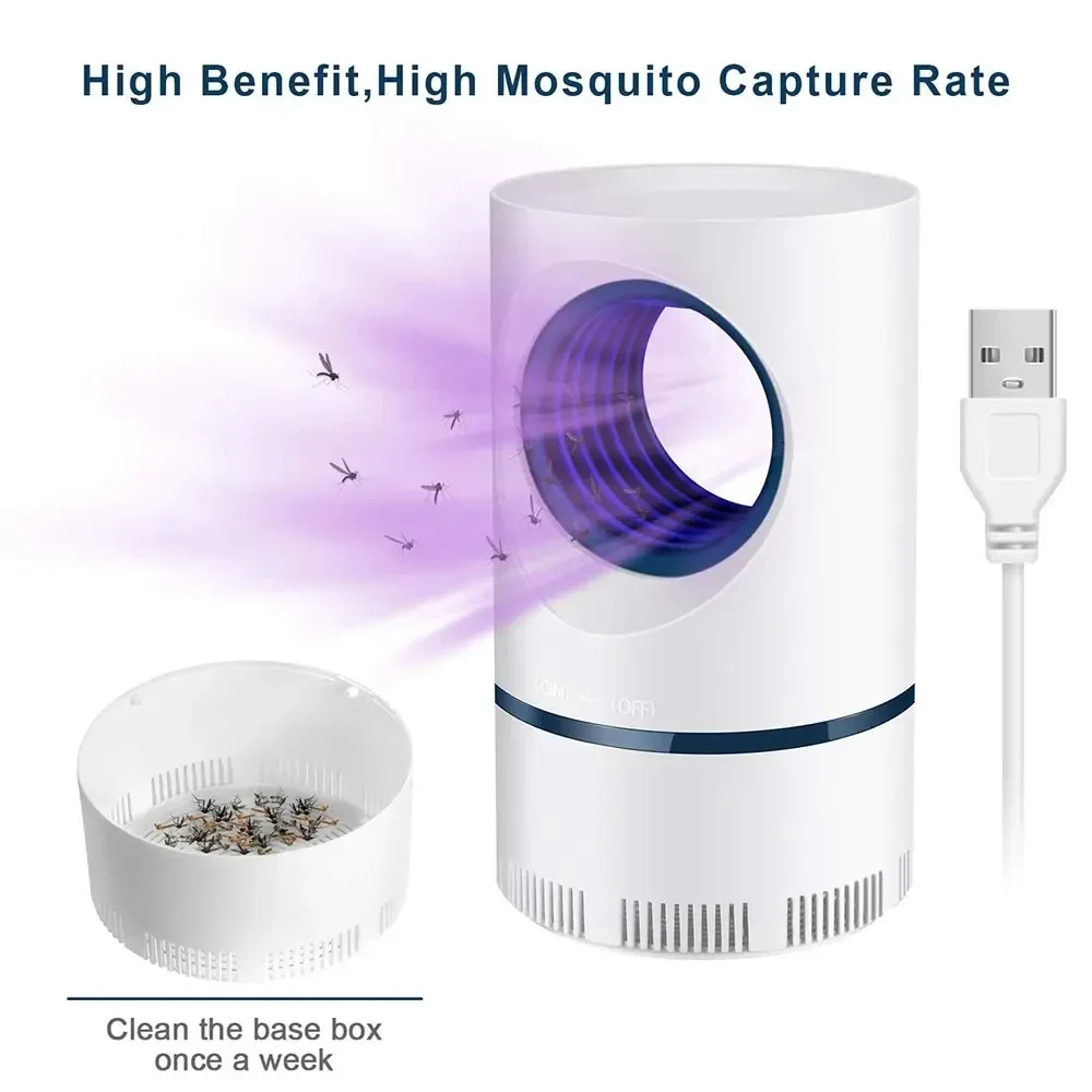 Electric Mosquito Killer Lamp Blue LED Light Bug Zapper Fly Insect Indoor Outdoor Upgrade Intelligence Low energy consumption