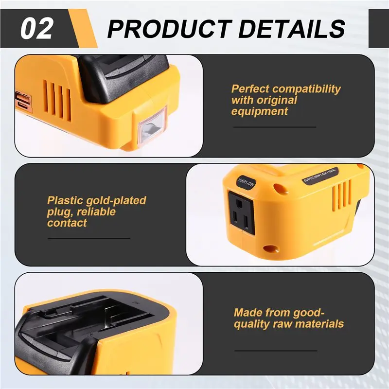 AA77 EU Plug 150W For Lithium- Battery Powered Inverter Power Supply Inverter Portable