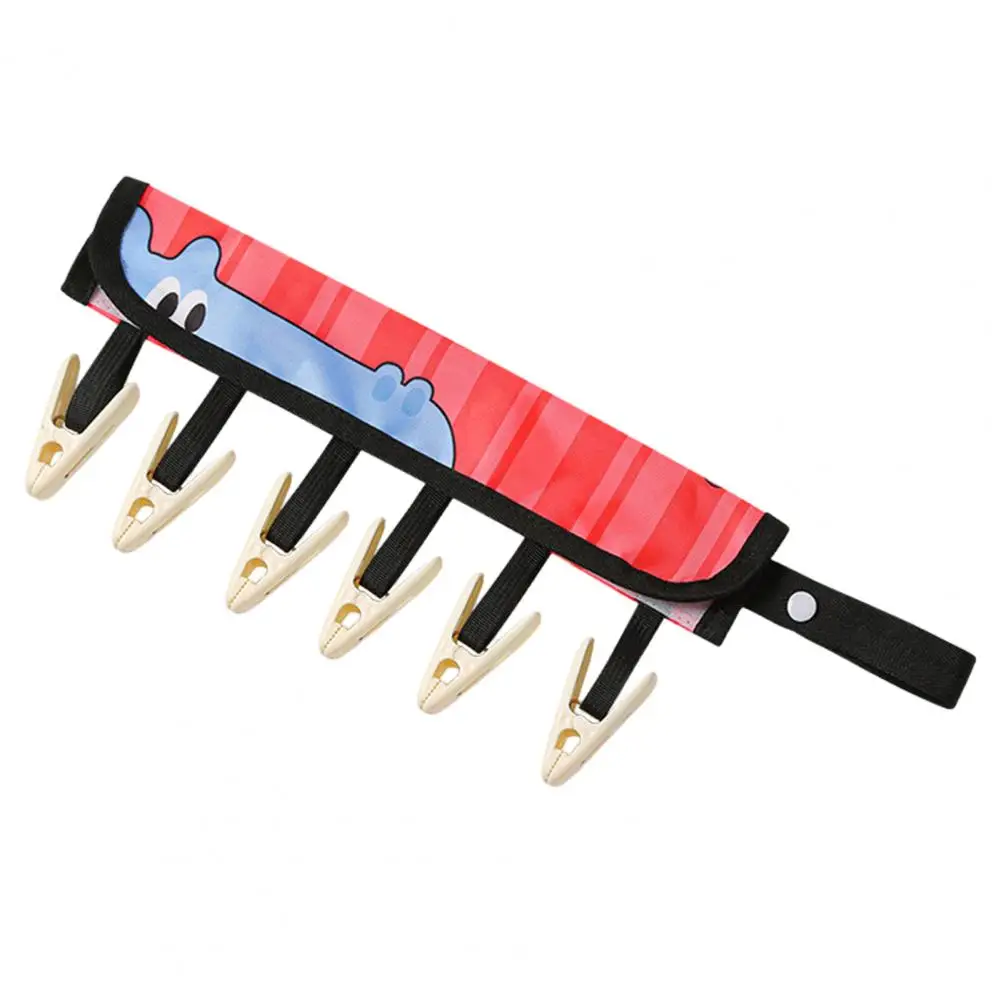 

Multi-use Hanger Clothes Drying Hanger with 6 Clips Foldable Space-saving Laundry Organizer for Clothes Drying Rod