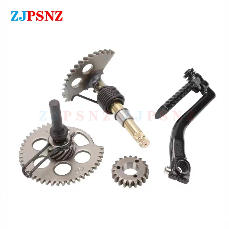 Motorcycle Start Gear Starter Start Shaft Idle Gear Spring Kit For Parts Engine GY6 50cc 80cc 125cc 150cc Motorcycle Accessories