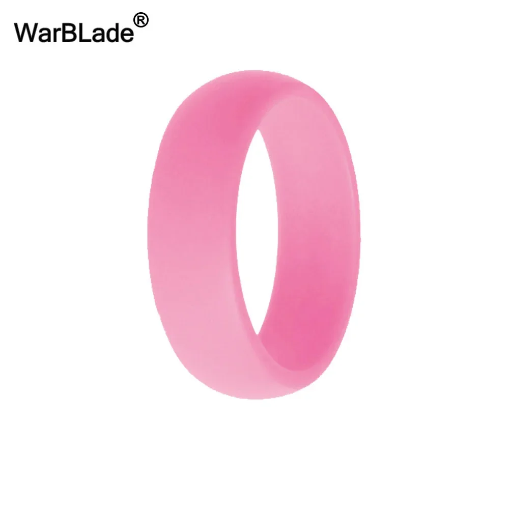 Food Grade FDA Silicone Ring 5mm 6-12 Size Hypoallergenic Crossfit Flexible Rubber Finger Rings For Women Wedding Ring 10pcs/set