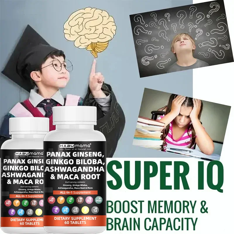 Nootropic Supplement - Easy To Absorb, Enhances Focus and Cognition, Healthy Memory Function and Supports Improved Mood