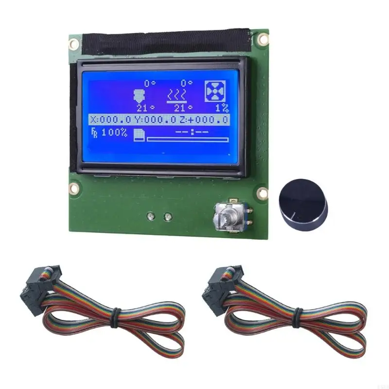 D5BB Professionele -printerweergavemodule met knop 12864 Resolutiescherm Easige installatie voor -printer