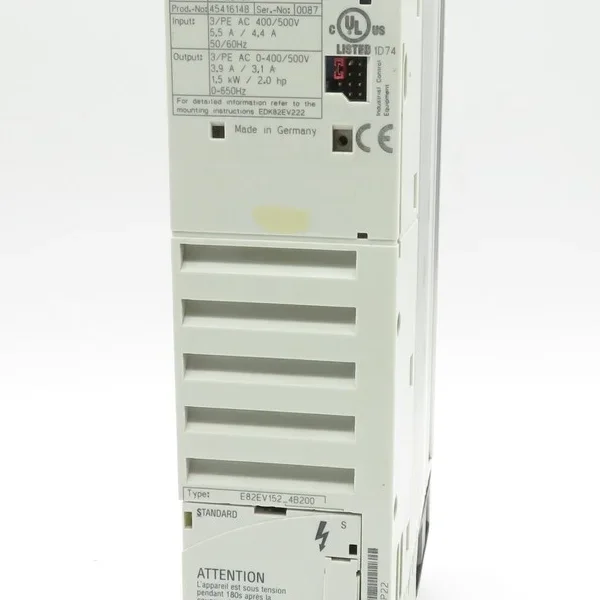 

2026 Frequency 15kw Lence 8200 E82ev152_4b200 39a Brand New Original Spot Plc