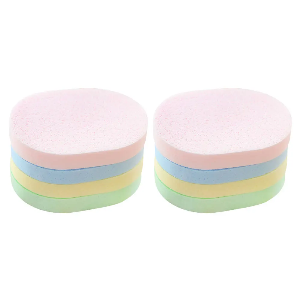 8Pcs 페이셜 클리닝 스폰지 고품질 메이크업 제거 패드 휴대용 페이스 워싱 부드러운 엑스 폴리 에이 팅 페이스 스킨 클리닝