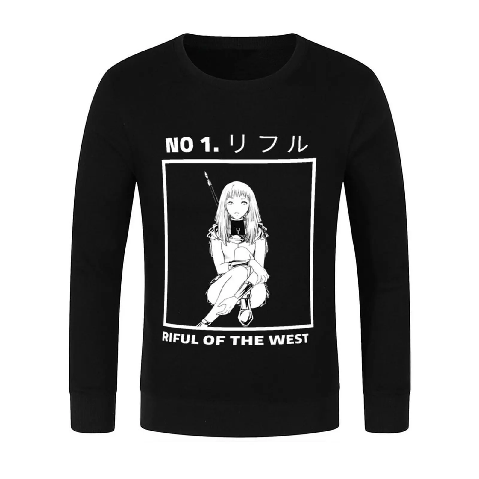 Claymore Riful of the West Manga Graphic Gift Fan Pullover blouse winter clothes men wear aesthetic sweatshirts