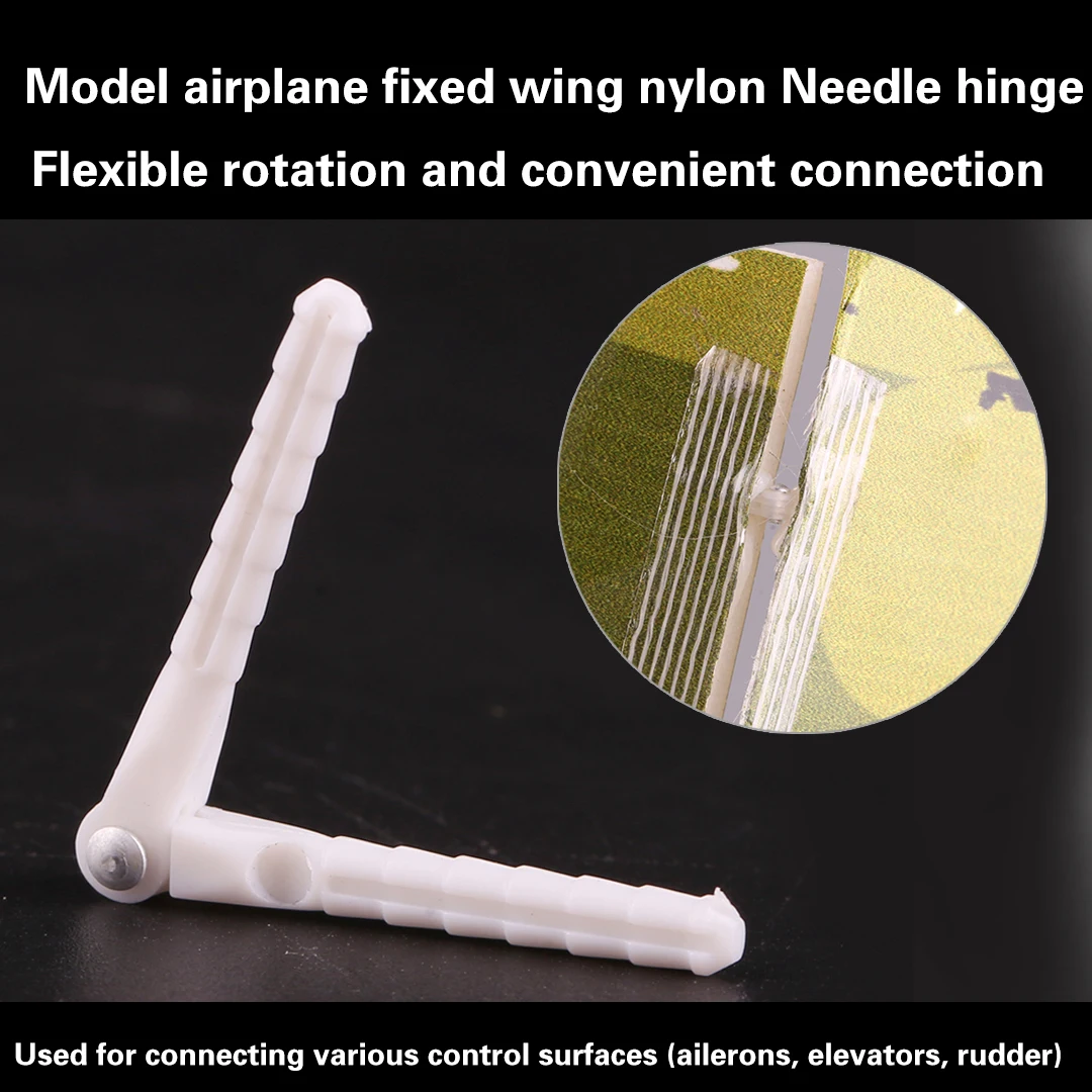 10PCS Needle hinge DIY RC aircraft model Fixed wing ￠2.5x49.7MM Airplane model parts Loose Leaf Hinge Pin Hinge