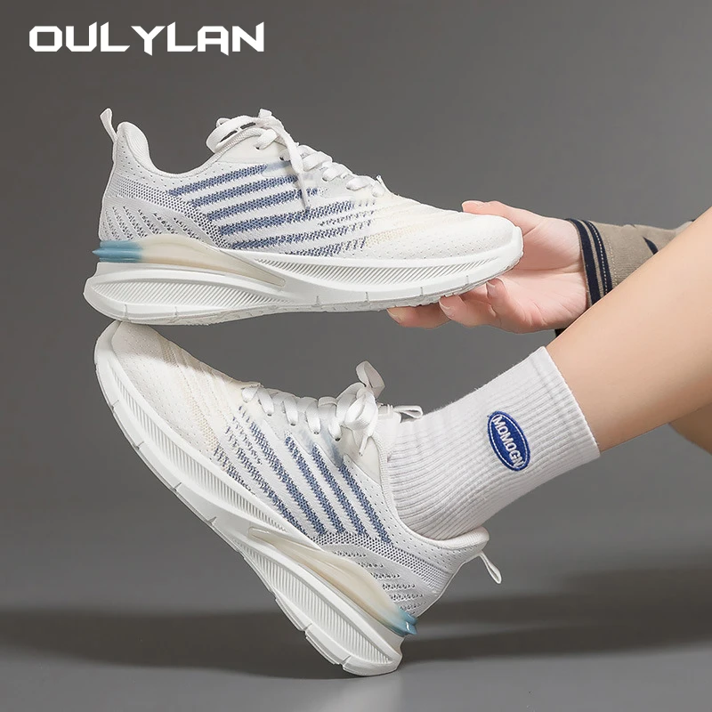 

Men's Mesh Lightweight Breathable Casual Sports Shoes Versatile Summer Outdoor Soft Sole Comfortable Running Shoes Male Sneakers