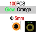5mm 100pcs Orange