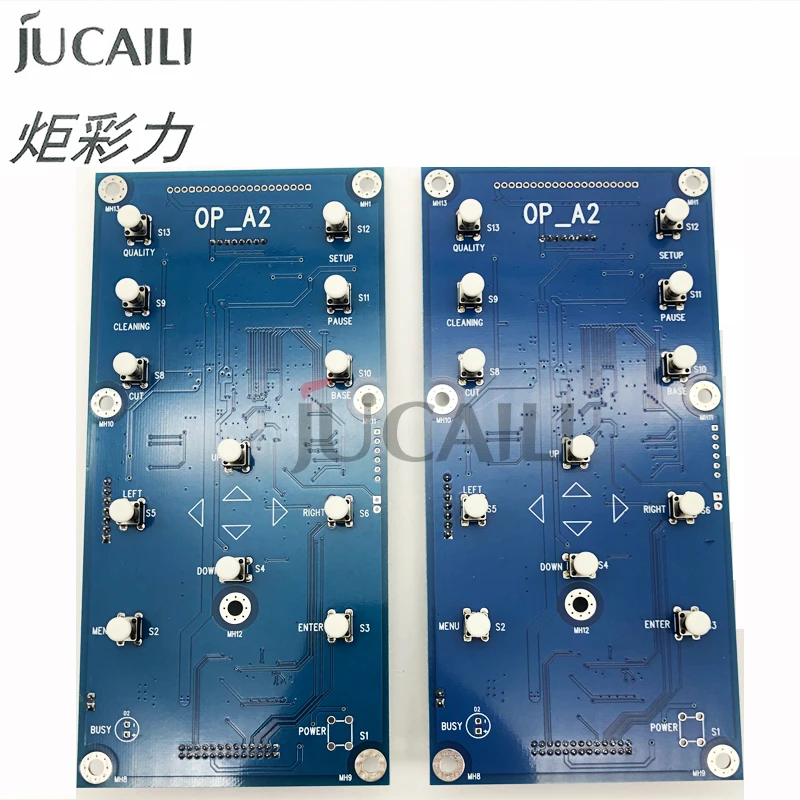 مجموعة لوحة مفاتيح Jucaili Senyang مكونة من 12 زرًا مع شاشة وكابل للطابعة Epson XP600 I3200 4720 DX5 DX7