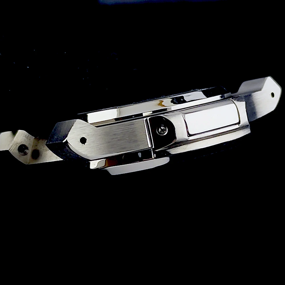 NH35 حافظة ساعة رجالية هيكل من الفولاذ المقاوم للصدأ زجاج الياقوت مناسبة لملحقات ساعة الحركة NH35