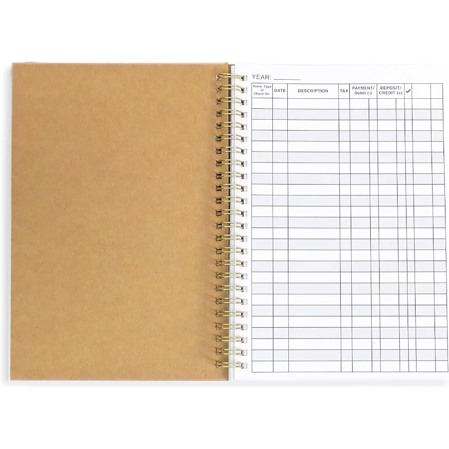 2 упаковки бухгалтерских книг для домашнего отслеживания бюджета и малого бизнеса. Блокнот для бухгалтерского учета расходов по 100 страниц.