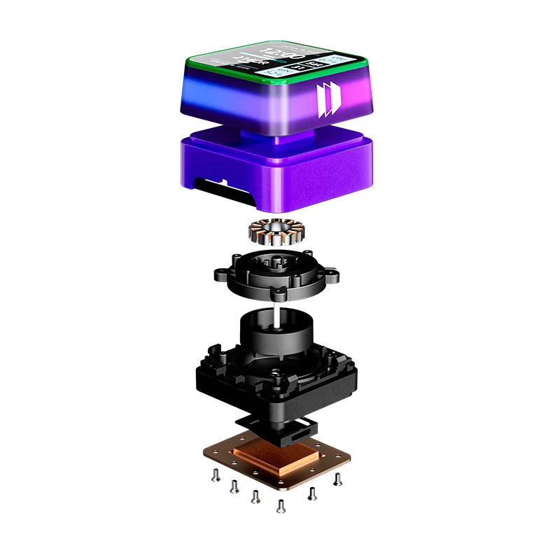 USIREN Neptune Vision 360 ARGB All-in-One Water Cooling Radiator,2.8 Inches LCD Digital Display/LGA1850/1700/115X/20XX/AM5/AM4 view 5