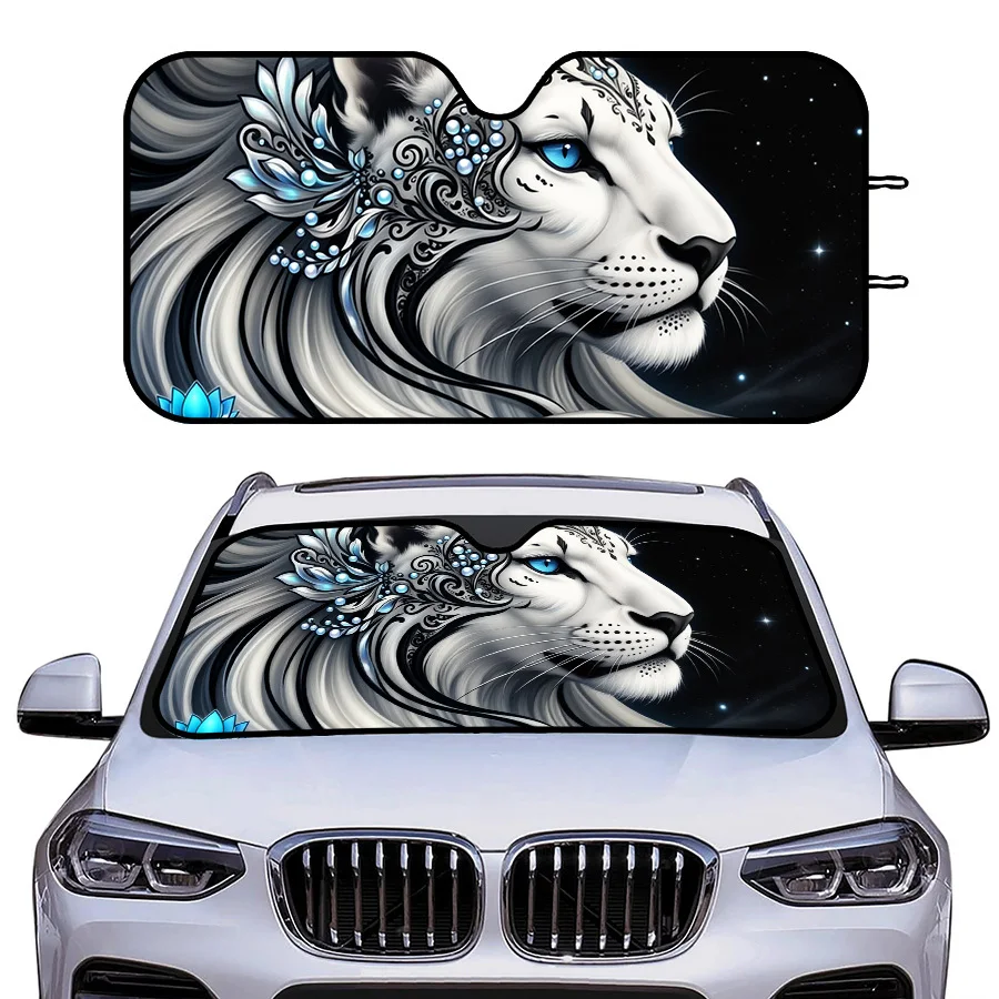 Multi-Functional Foldable Car Window Sunshade With 3 Sizes, Universal Fit For Windshield, Blocks UV Rays, Keeps Car Cool, Easy T