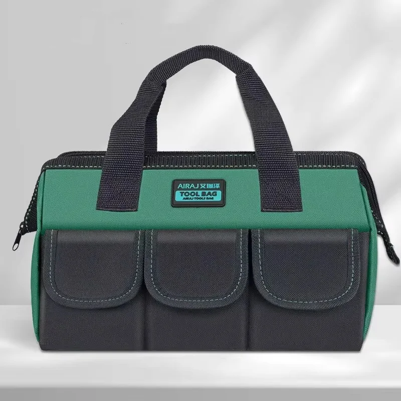 

New Square Tool Bag with 30% More Capacity Waterproof Multi Pockets Tool Organizer Tool Pouch for Electrician Tools Bucket