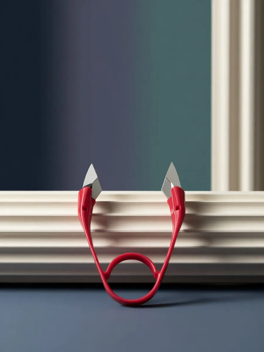 Stainless Steel Strawberry Huller Bright Red Kitchen Tool for Precise Stem Leaf and Core Removal from Strawberries Tomatoes