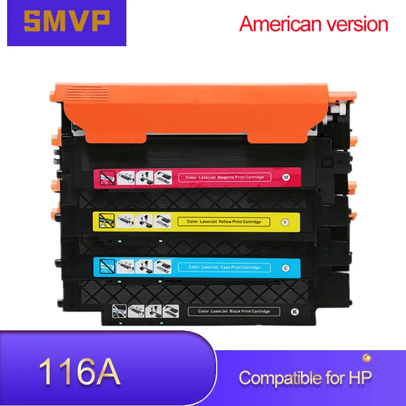 

American Compatible Toner Cartridge 116A W2060A W2061A W2062A W2063A For HP Color Laser 150W 150NW MFP 178NW 179FNW with chip