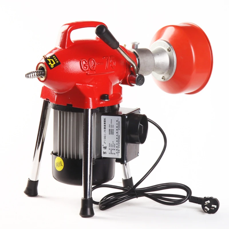 Household Pipe Snake Dredging Machine Electric Sewer Dredging Machine Toilet Floor Drain Cleaning Tool