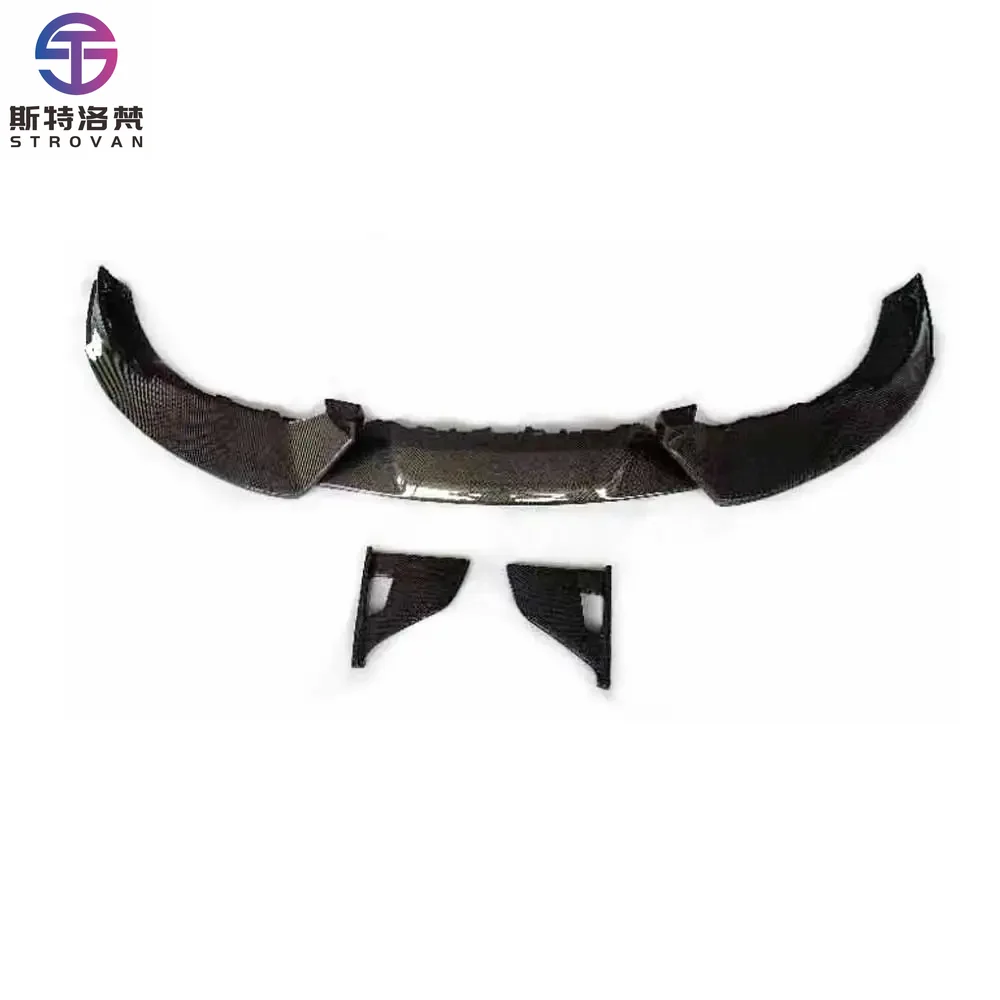 

STLF M Style Real Carbon Fiber Front Bumper Chin Lip Splitter for Porsches Taycan 2019+