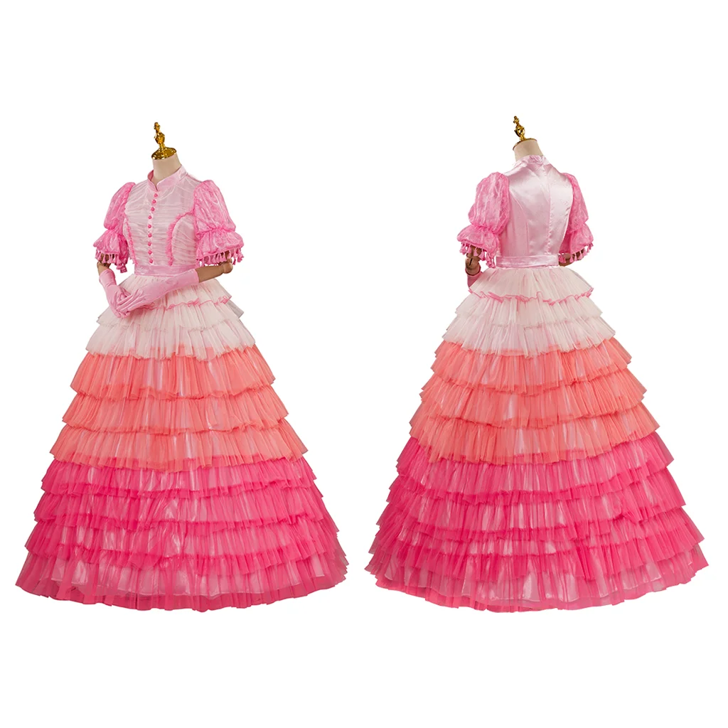 Firefly Kaylee Frye Cosplay Costume Pink Fluffy Party Dress Evening Dress Cake Skirt Halloween Carnival Night Costume