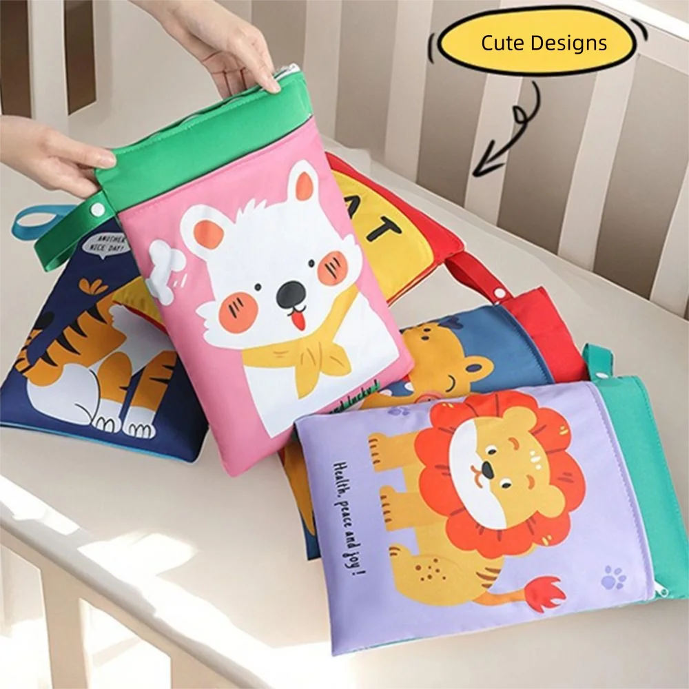 

Многоразовые сумки для влажной и сухой уборки большой емкости, портативный многофункциональный органайзер для подгузников, водонепроницаемый органайзер для материнских товаров