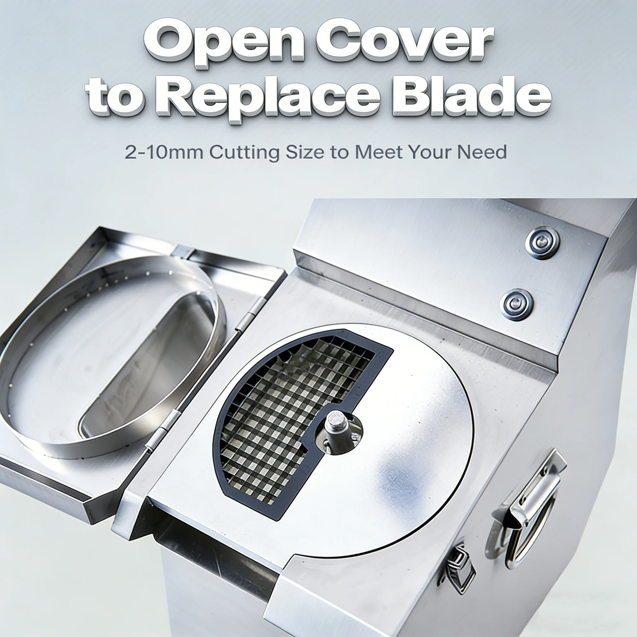 Kitchenware Factory Multi-Function 8 Stainless Steel Blades Electric Vegetable Cutter Vegetable Shredder