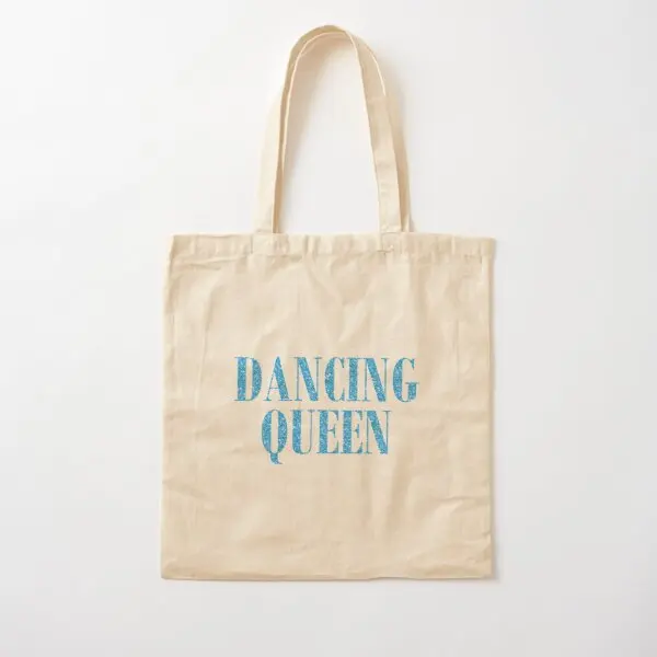 Borsa in tela di cotone Dancing Queen Tote Designer stampato unisex in tessuto riutilizzabile Moda Grocery Shopper Borsa da donna da donna