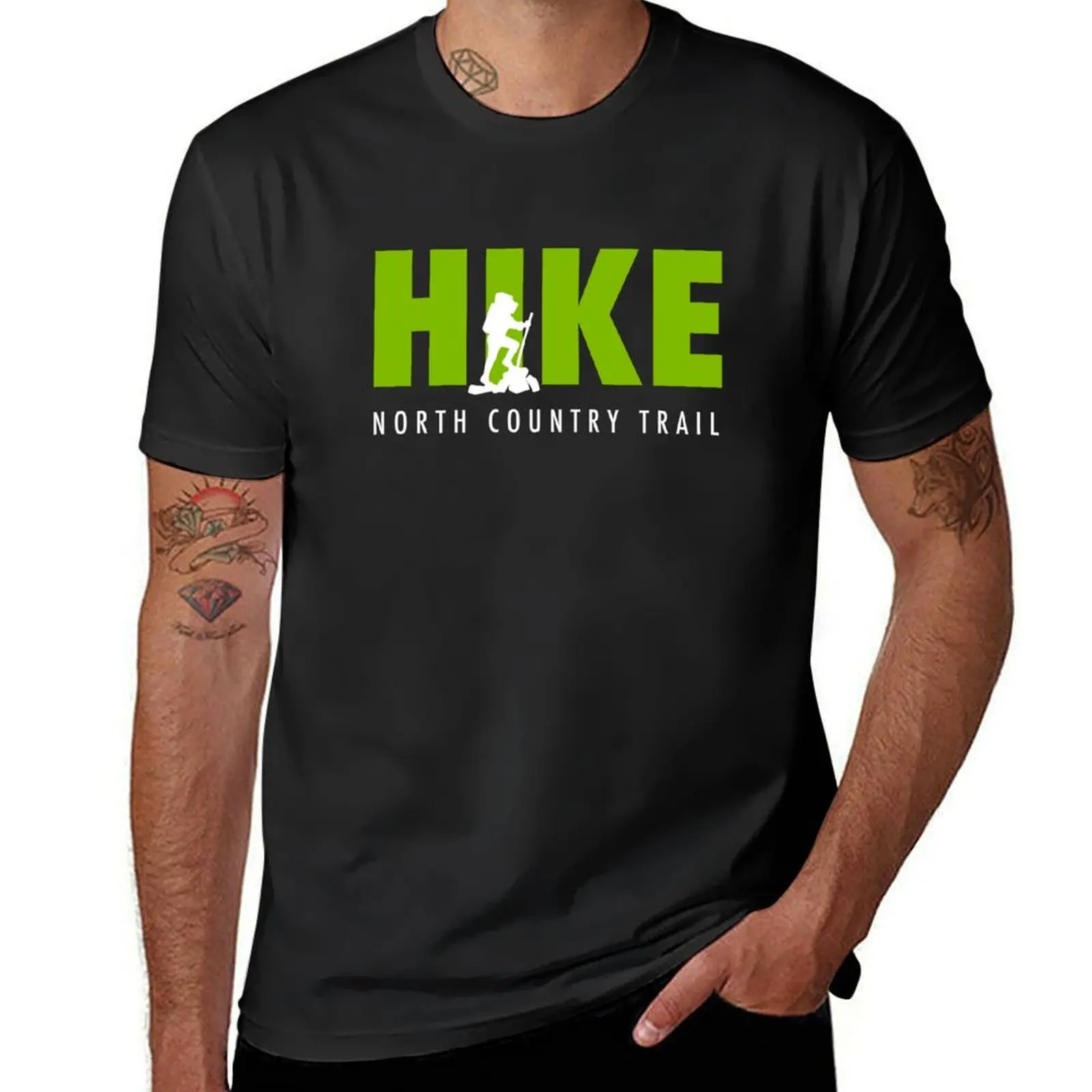 

Hike North Country Trail - National Scenic Trail T-Shirt anime figures sublime graphic t shirts mens funny t shirts