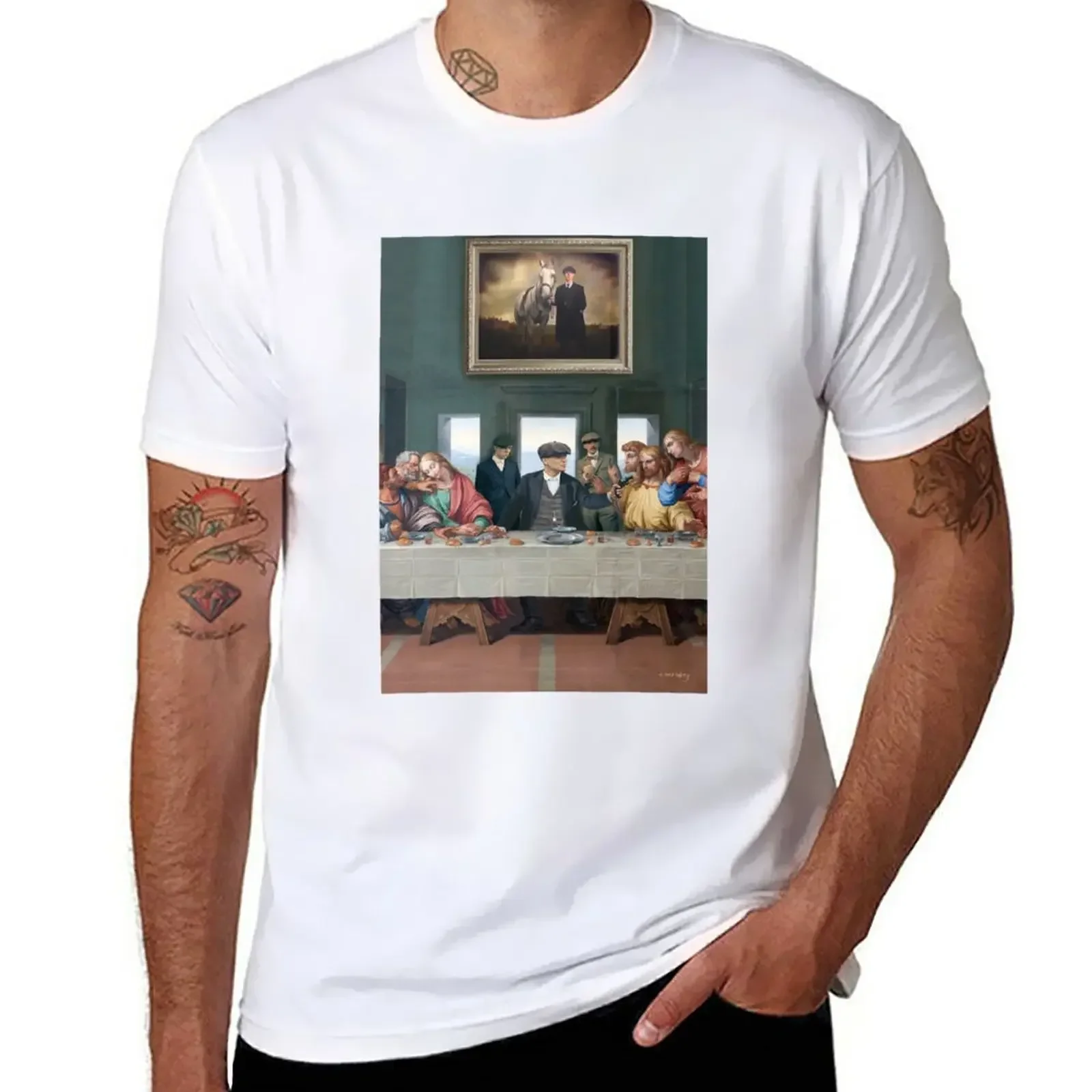 last fookin supper T-Shirt summer clothes cute tops new edition heavyweight t shirts for men