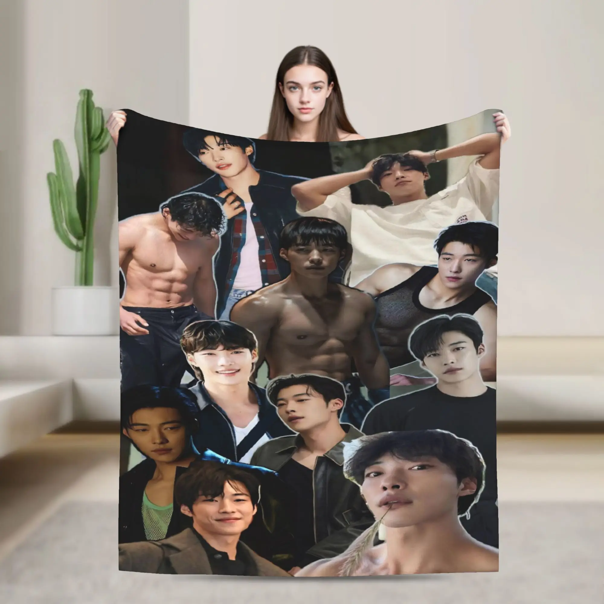 Woo-Do Hwan The King Eternal Monarch Flannel Blanket  Soft Warm Throw Blanket for Home Decor Decorative Bedspread Sofa Bed Cover