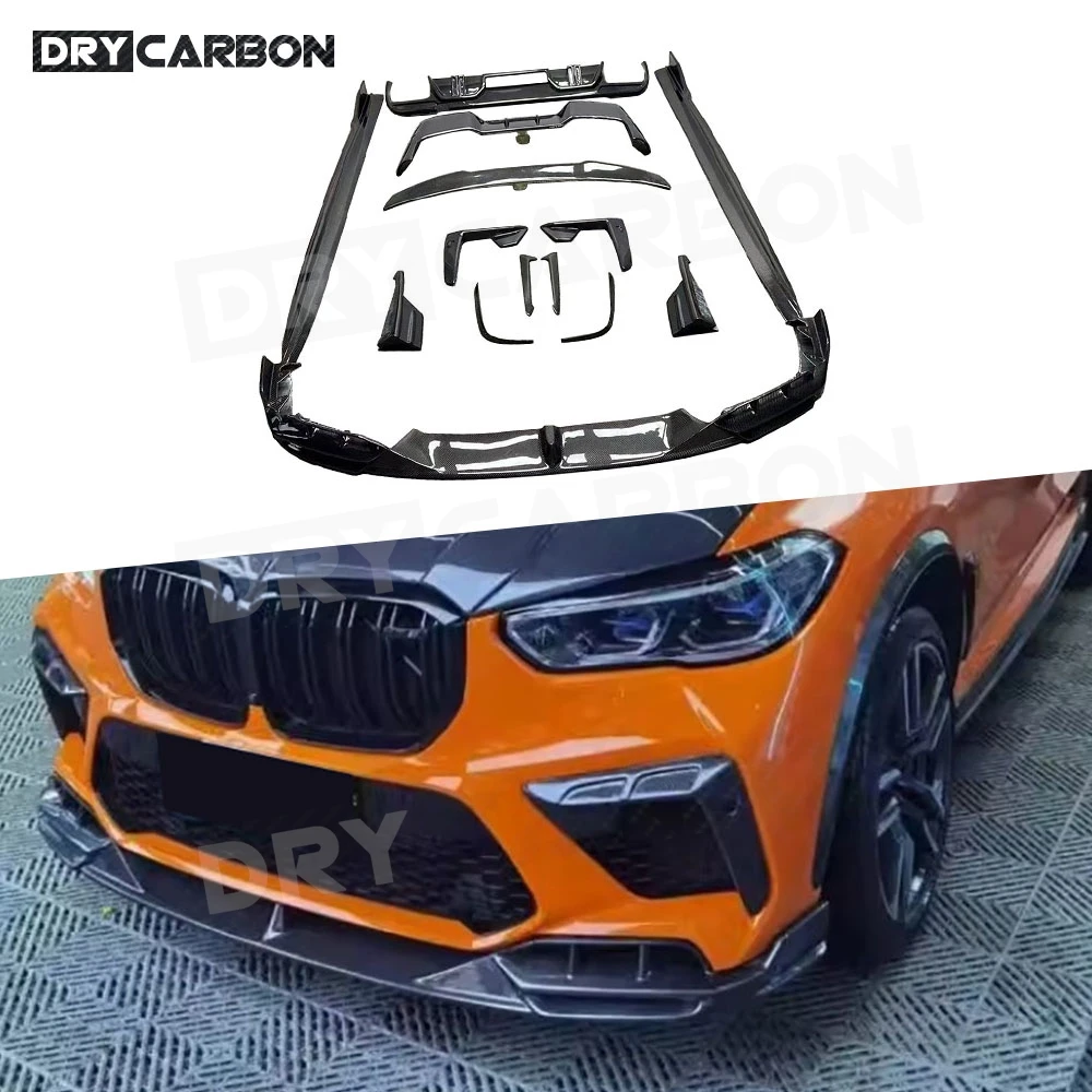 

Карбоновый задний диффузор, боковые юбки, задний спойлер, воздухозаборники, сплиттеры, обвесы, аксессуары для BMW F95 X5M 2019-2022 FRP