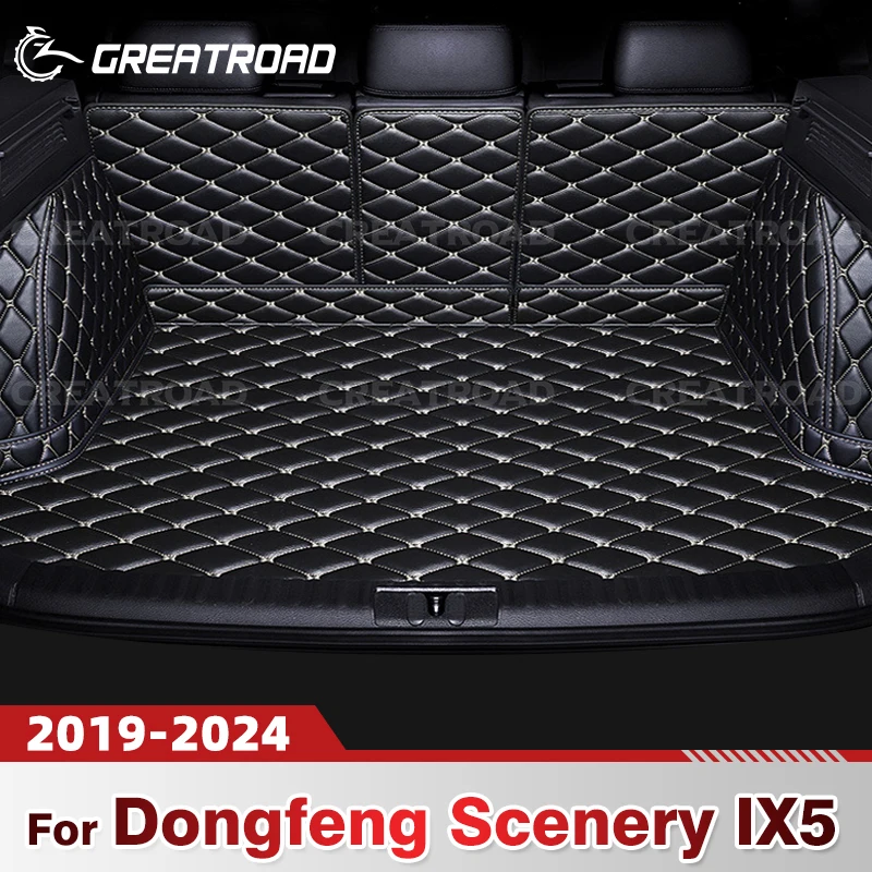 

Auto Full Coverage Trunk Mat For Dongfeng Scenery IX5 2019-2024 2023 2022 2021 Car Boot Cover Pad Interior Protector Accessories