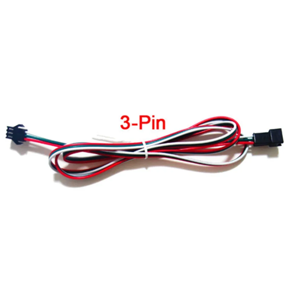 1M 2M 3M 2pin 3pin 4pin Argb Jst Sm Plug Extensie Mannelijke/Vrouwelijke Eire Connector Kabel Voor Led Light Driver Cctv