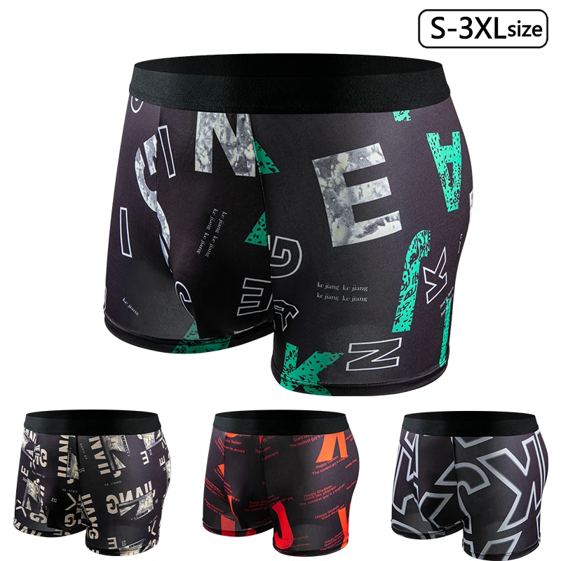 

4-х предмет дышащего мужского нижнего белья, удобные, роскошные и элитные трусы-боксеры