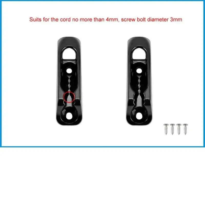 652F Nylon Clams Cleat Cord Tensioner Runner Boat Jams Cleat -Locking Rope Canoeing Kayaks Surfing Marine Accessories view 2